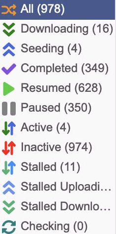 alt text /migrate-homelab-from-dell-r720-to-j1900-and-macbookpro/qbittorrent-status.png
